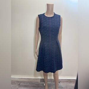 Rebecca Taylor  Navy Tweed Dress